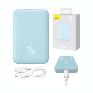 پاوربانک مگنتی بیسوس مدل PPCX110103 ظرفیت 10000mAh و توان 20W - 02