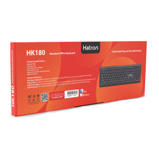 کیبورد سیمی هترون مدل HK180 - 04