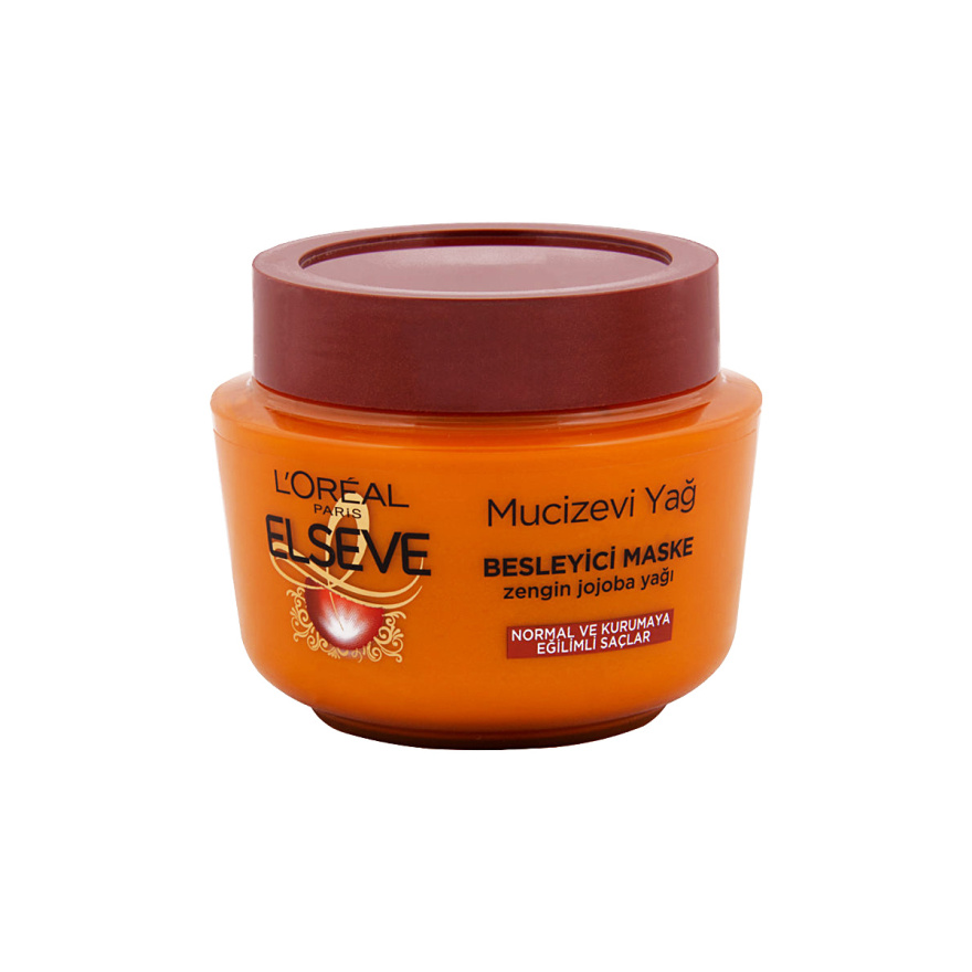 ماسک مو تقویت کننده مدل Mucizevi Yag مناسب موهای خشک و زبر حجم 300 میل لورال