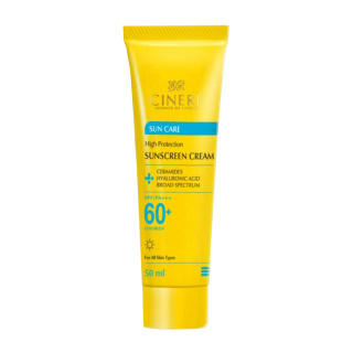 کرم ضد آفتاب SPF60+ بدون رنگ مناسب انواع پوست سینره - 02