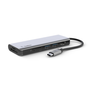 مبدل چند پورت USB-C یک به هفت بلکین مدل AVC009btSGY - 01