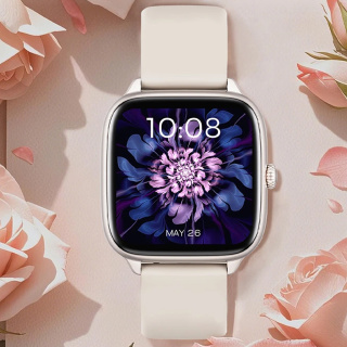 ساعت هوشمند 38 میلی متری سی بای مدل W1 Square با بند سیلیکونی - 05