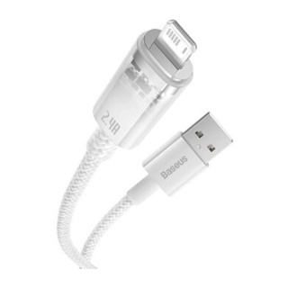 کابل شارژ سریع USB به لایتنینگ بیسوس مدل Explorer Series 2.4A طول 2 متر - 02