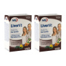 پک 2 عددی کپسول گیاهی Liver Vit بسته 60 عددی یوروویتال