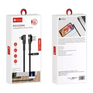 کابل تبدیل USB به microUSB پرووان مدل PCC235 طول 1 متر - 01