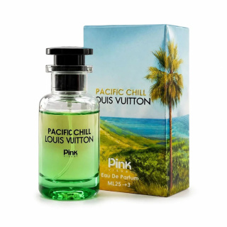 عطر جیبی مدل Louis Vuitton Pacific Chill حجم 25 میلی لیتر پینک ویژوال