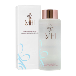 تونر مرطوب کننده پوست مدل Double Moisture مناسب پوست نرمال و خشک حجم 200 میلی لیتر ام اچ آی - 01