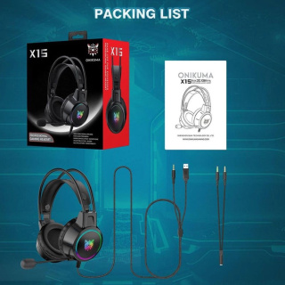 هدست مخصوص بازی اونیکوما مدل X15Pro-BK - 09