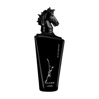 ادوپرفیوم مردانه لطافه مدل Maahir Black Edition حجم 100 میلی لیتر