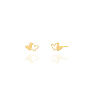 گوشواره طلا 18عیار مدل پروانه1