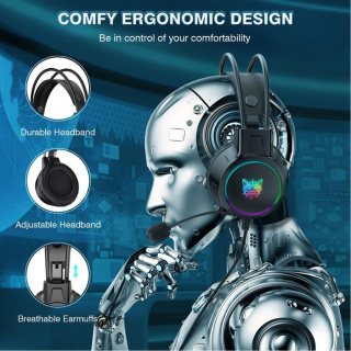 هدست مخصوص بازی اونیکوما مدل X15Pro-BK - 06