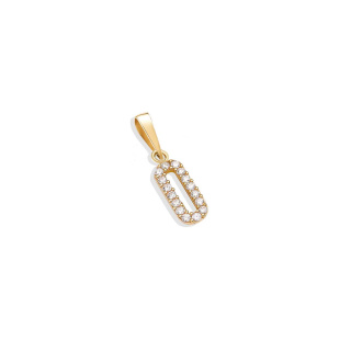 پلاک طلا 18 عیار مدل آرن آرین گلد ماوی گالری