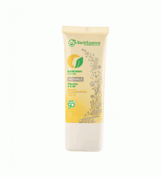 ضد آفتاب بی رنگ SPF50 پوست نرمال تا خشک 60میل باریج اسانس