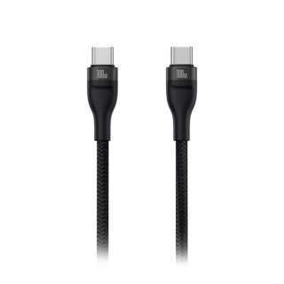 کابل شارژ سریع USB-C به USB-C بیسوس مدل CASS060001 100W - 03
