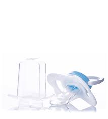 پستانک ارتودنسی درب دار مدل پروانه ای سایز1 سفید چاپدار مدل P124 وی کر