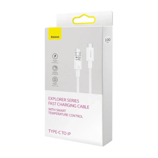 کابل شارژ سریع USB-C به لایتنینگ بیسوس مدل Explorer Series 20W - 05
