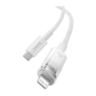کابل شارژ سریع USB-C به لایتنینگ بیسوس مدل Explorer Series 20W - 01