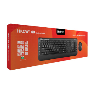 موس و کیبورد بی سیم هترون مدل HKCW140 - 06