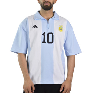 پولوشرت نیم زیپ اسپرت آرژانتین High Quality مدل ZRA Adidas 4B0278 سایز L - 01