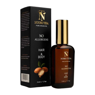 روغن آرگان نوتر تیدا مدل No Allergens مناسب انواع پوست و مو حجم 100 میلی لیتر - 01