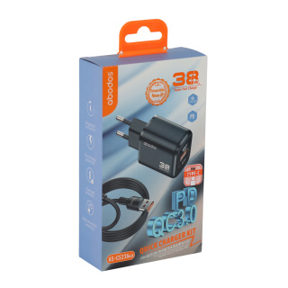 شارژر دیواری آبادوس مدل AS CS236KIT به همراه کابل Type C - 06