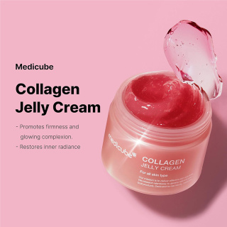 کرم ژل صورت مدل Collagen Jelly حجم 110 میلی لیتر مدی کیوب - 02