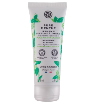 ماسک پاکسازی و تصفیه کننده مدل Pure Menthe مناسب پوست های چرب و دارای آکنه حجم 75 میل ایوروشه