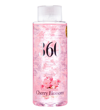 تونر پاک کننده آرایش صورت 360 مدل Cherry Blossom حجم 250میل هپی لیدی