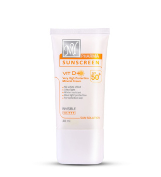 کرم ضد آفتاب SPF50 سان سلوشن مینرال 40میل مای فارما
