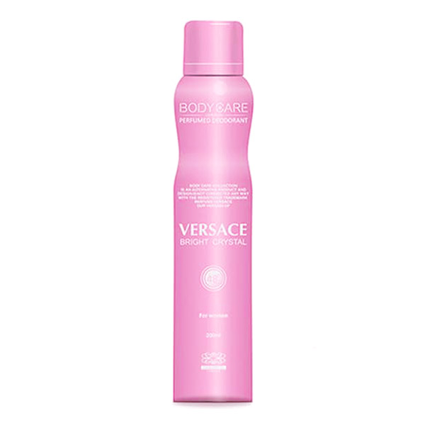 اسپری دئودورانت زنانه مدل Versace حجم 200 میل بادی کر نمای ۲