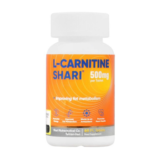 قرص ال کارنیتین 500 میلی گرم بسته 60 عددی شاری