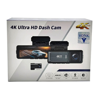 دوربین ثبت وقایع خودرو مدل M6 4K WiFi همراه با دوربین عقب اتوویژن - 09