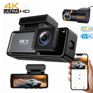 دوربین ثبت وقایع خودرو مدل M6 4K WiFi همراه با دوربین عقب اتوویژن - 15