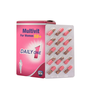 کپسول مدل Multivit مناسب بانوان بالای 50 سال بسته 60 عددی استار ویت - 01