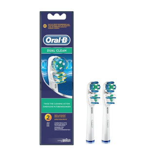 سری یدک مسواک برقی اورال بی مدل Dual Clean بسته 2 عددی - 01