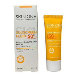 ضد آفتاب +SPF50 بی رنگ فاقد چربی مناسب پوست مختلط تا چرب 40میل اسکین وان - 04