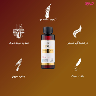 سرم ترمیم کننده موی سر حاوی روغن آرگان حجم 100 میل سینره - 01