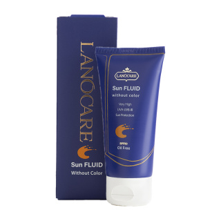 کرم ضد آفتاب فلوئید دارای spf50 حجم 50 میل لانوکر - 01