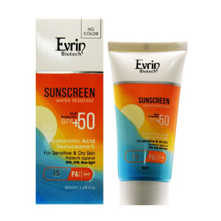 کرم ضد آفتاب بی رنگ با SPF50 مناسب پوست خشک و حساس حجم 50 میلی لیتر اورین - 01