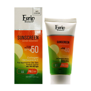 کرم ضد آفتاب بی رنگ با SPF50 مناسب پوست معمولی تا چرب حجم 50 میلی لیتر اورین - 01