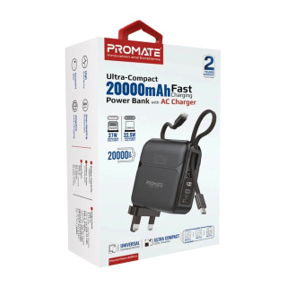 پاوربانک پرومیت مدل POWERPACK با ظرفیت 20000 میلی آمپر - 01