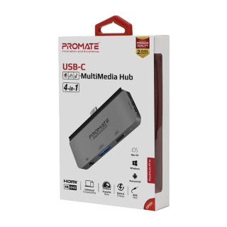 هاب USB C مدل PADHUB PRO با 4 درگاه خروجی پرومیت - 01