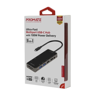 هاب USB C مدل PRIMEHUB PRO با 11 درگاه خروجی پرومیت - 01