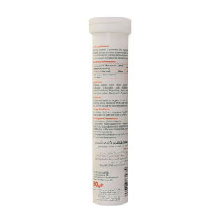 قرص جوشان Vitamin C 1000 ویتافیز با طعم لیمو بسته 20 عددی - 01