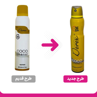 اسپری بدن زنانه کوکو شنل 200میل-X-31083 درکس - 01