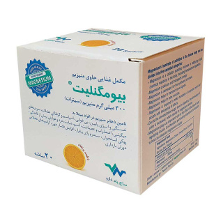 ساشه منیزیم ساج پاد دارو بسته 20 عددی بیومگنلیت - 02