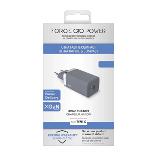 شارژر دیواری فورس مدل شارژ سریع USB C PD با ظرفیت 45 وات - 01