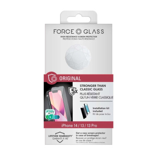 گلس محافظ فورس مدل Flat Original مناسب iPhone 14، iPhone 13، iPhone 13 Pro - 01
