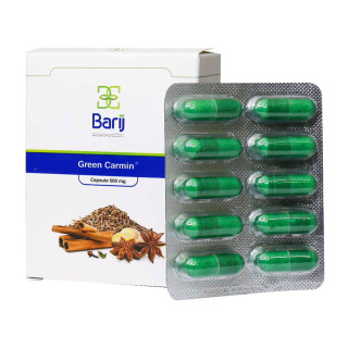 کپسول گرین کارمین بسته 30 عددی باریج اسانس - 01