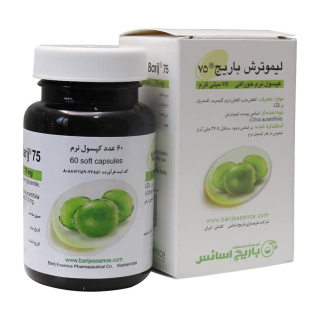 کپسول نرم لیمو ترش 75 میلی گرم بسته 60 عددی باریج اسانس - 01